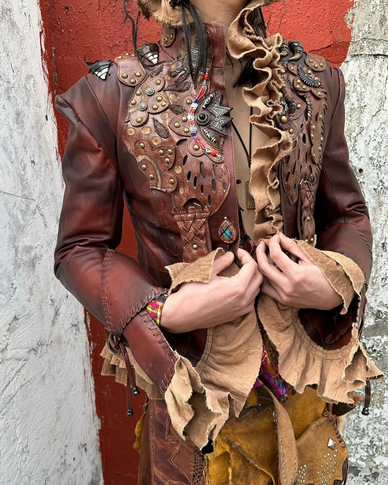 S03-Limited edition horse leather jacket