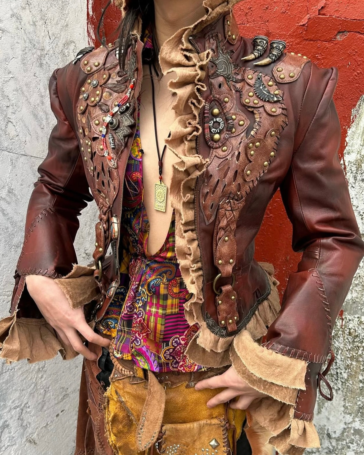 S03-Limited edition horse leather jacket