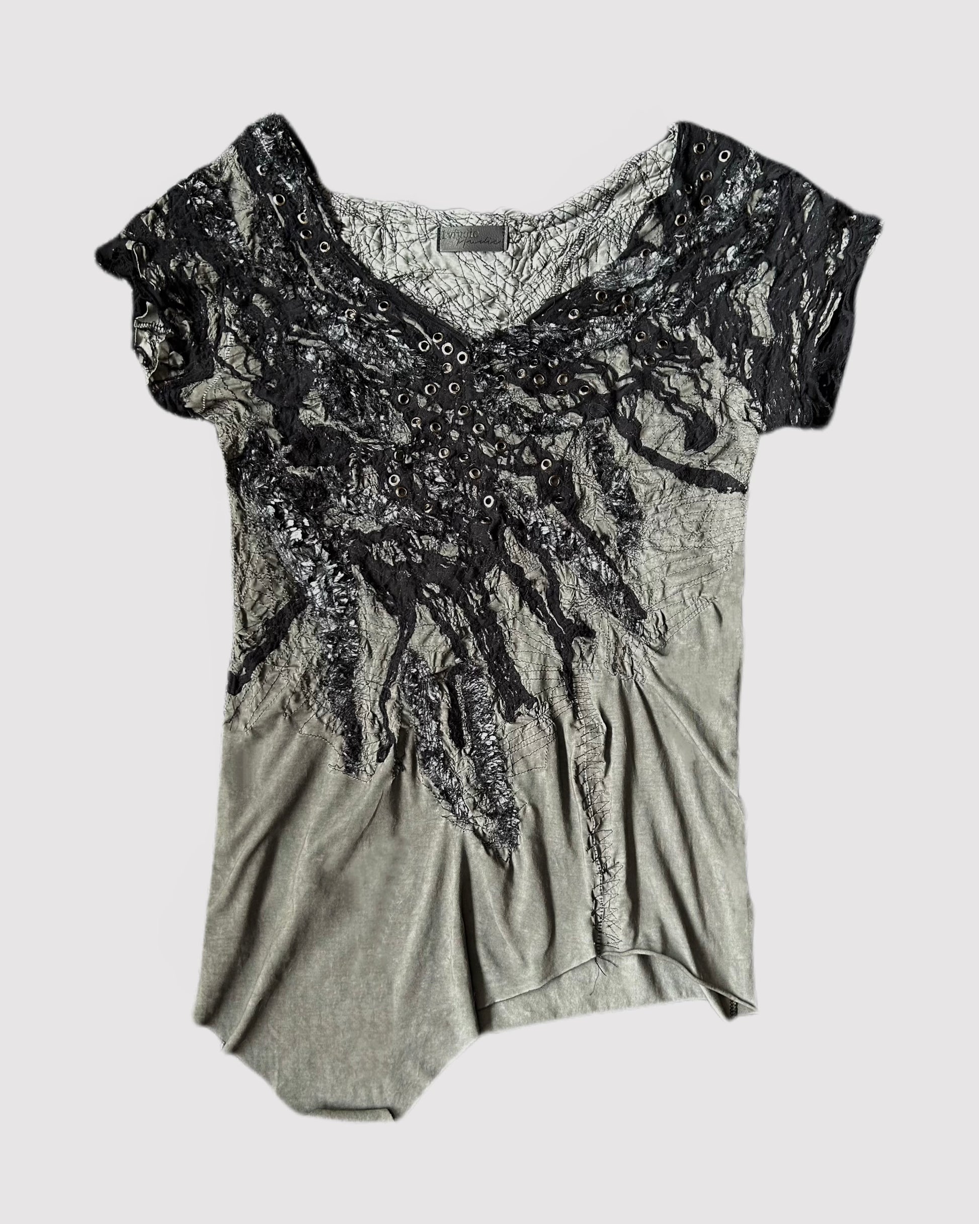 S07-Heavy Stitch Texture Design Tee