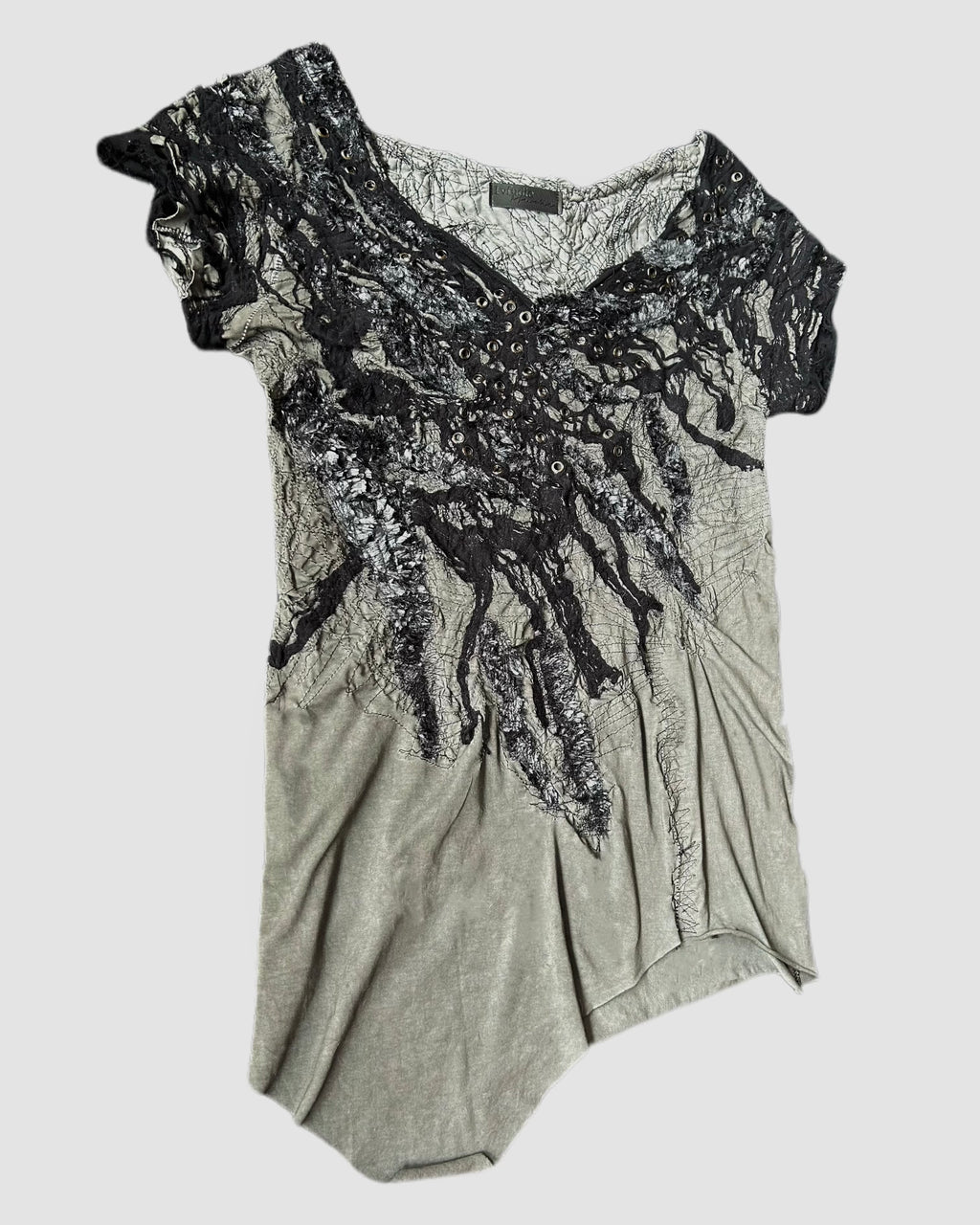 S07-Heavy Stitch Texture Design Tee