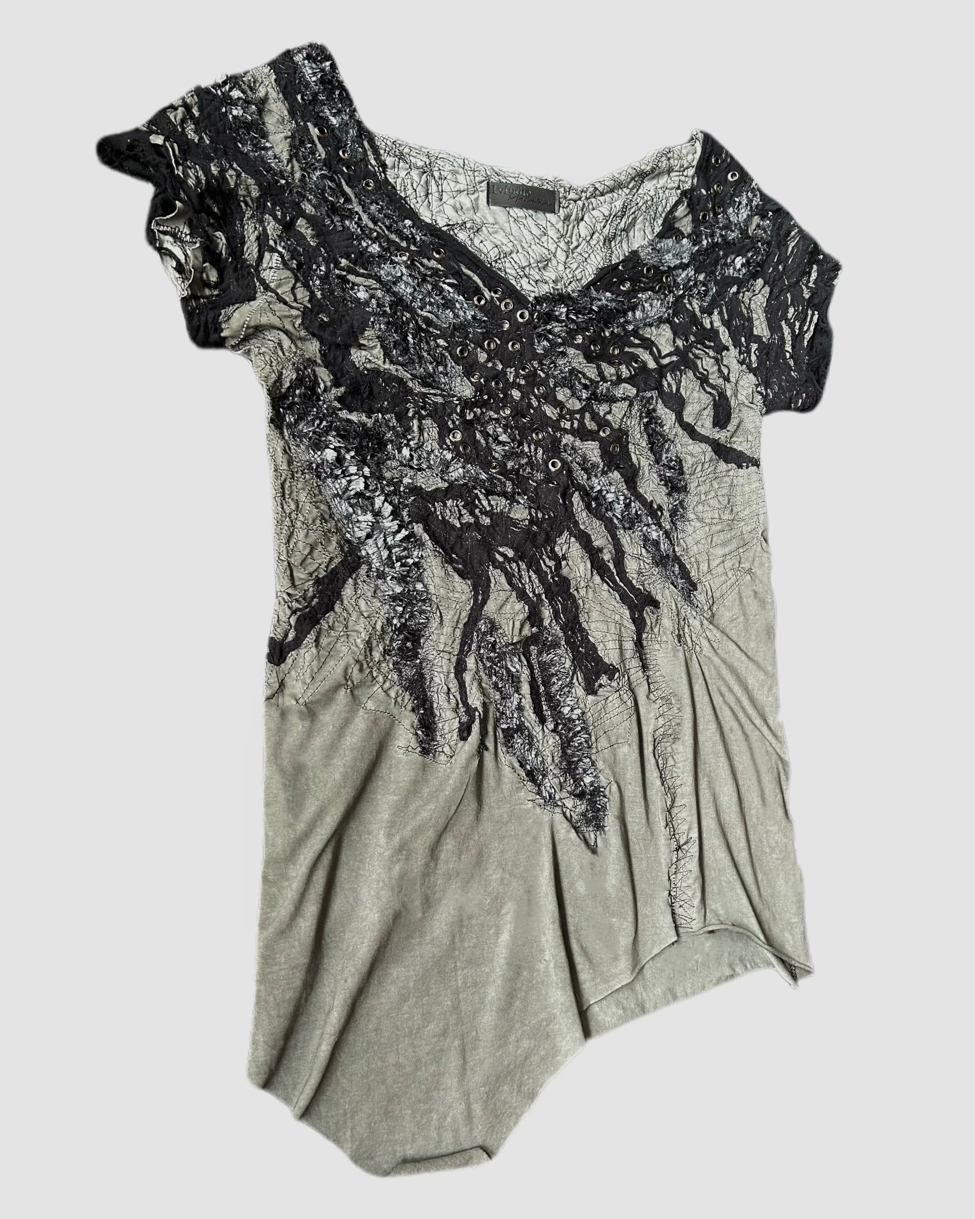 S07-Heavy Stitch Texture Design Tee