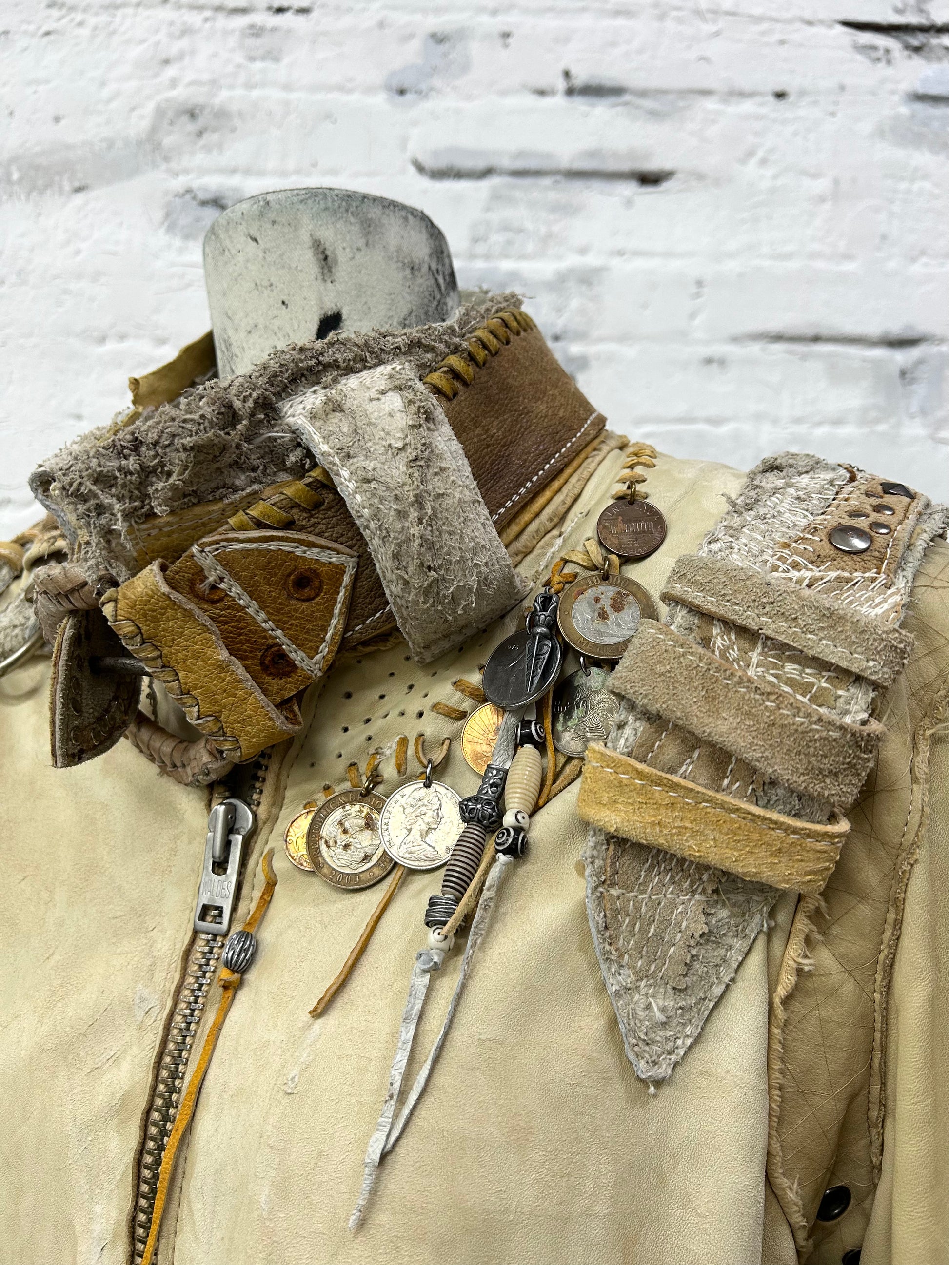 H06-Ivory Scar Jacket