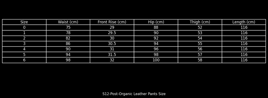 S12-Post-Organic Leather Pants