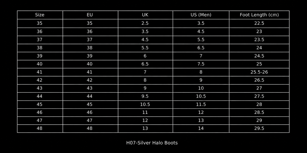 H07-Silver Halo Boots