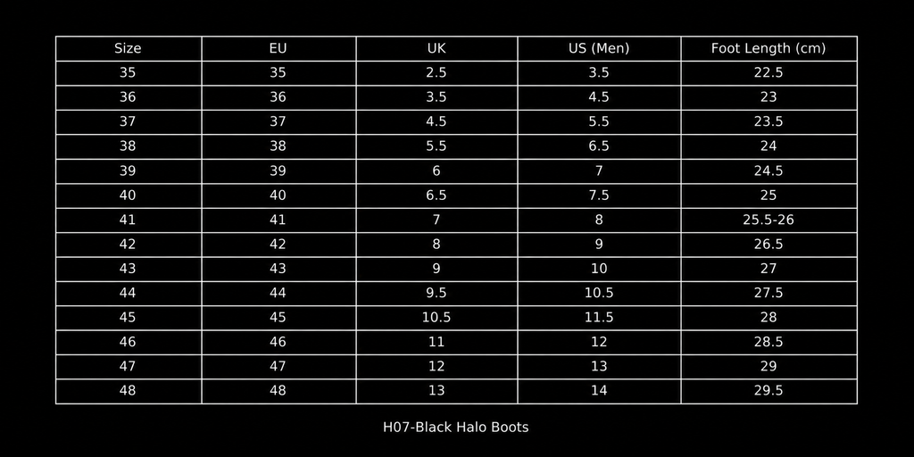 H07-Black Halo Boots