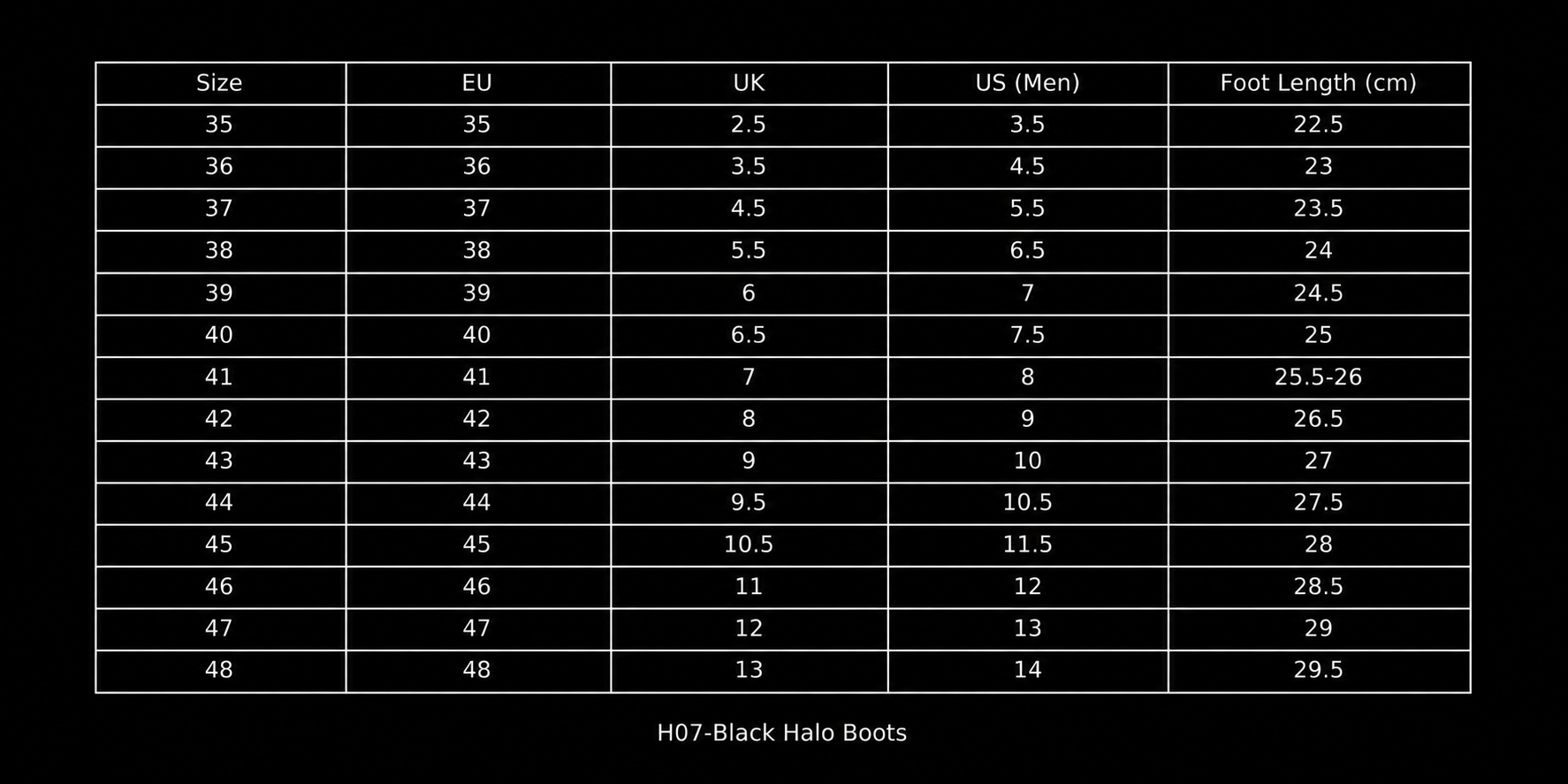 H07-Black Halo Boots