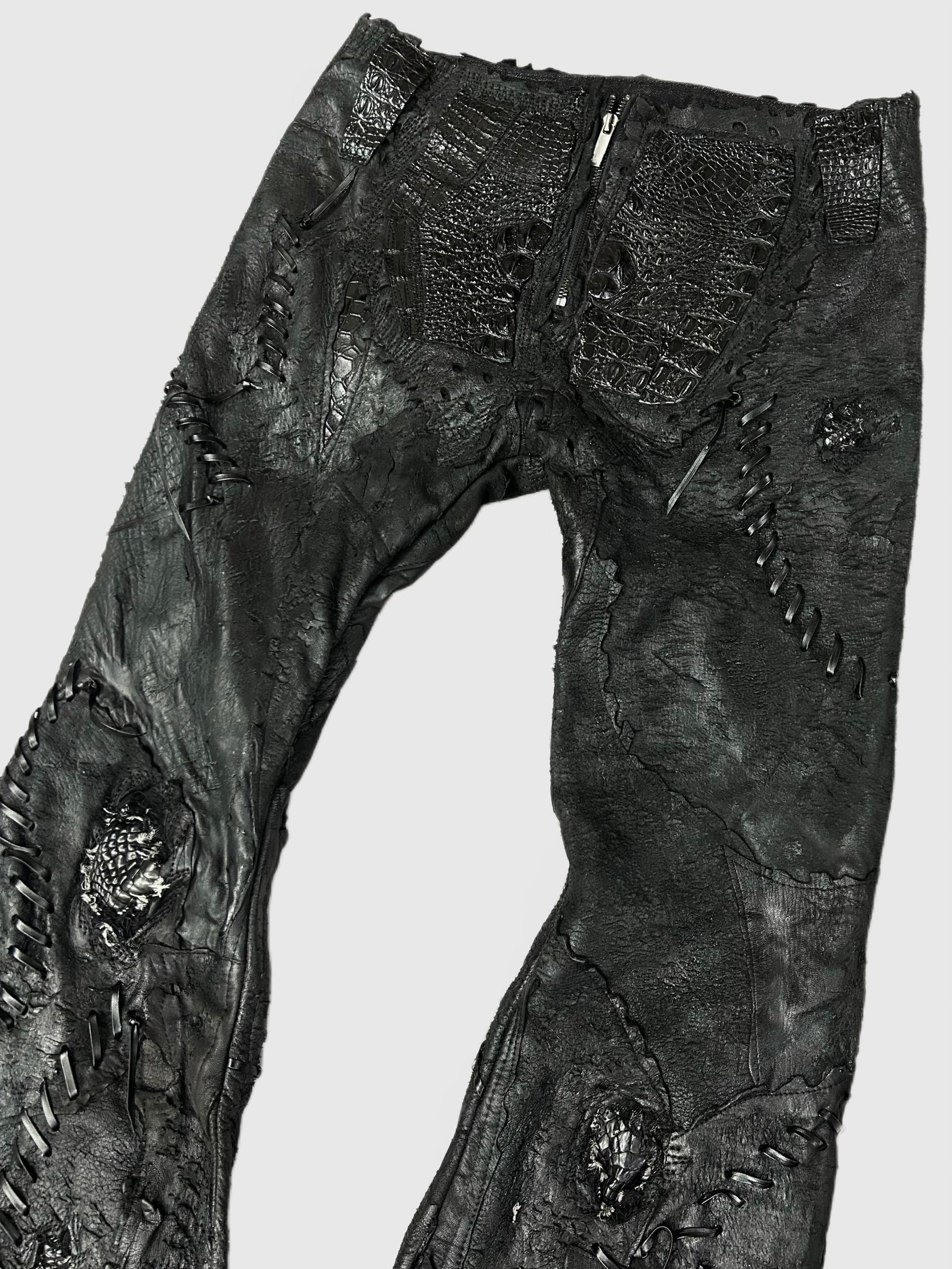 S09-NOIR/I Leather Pants