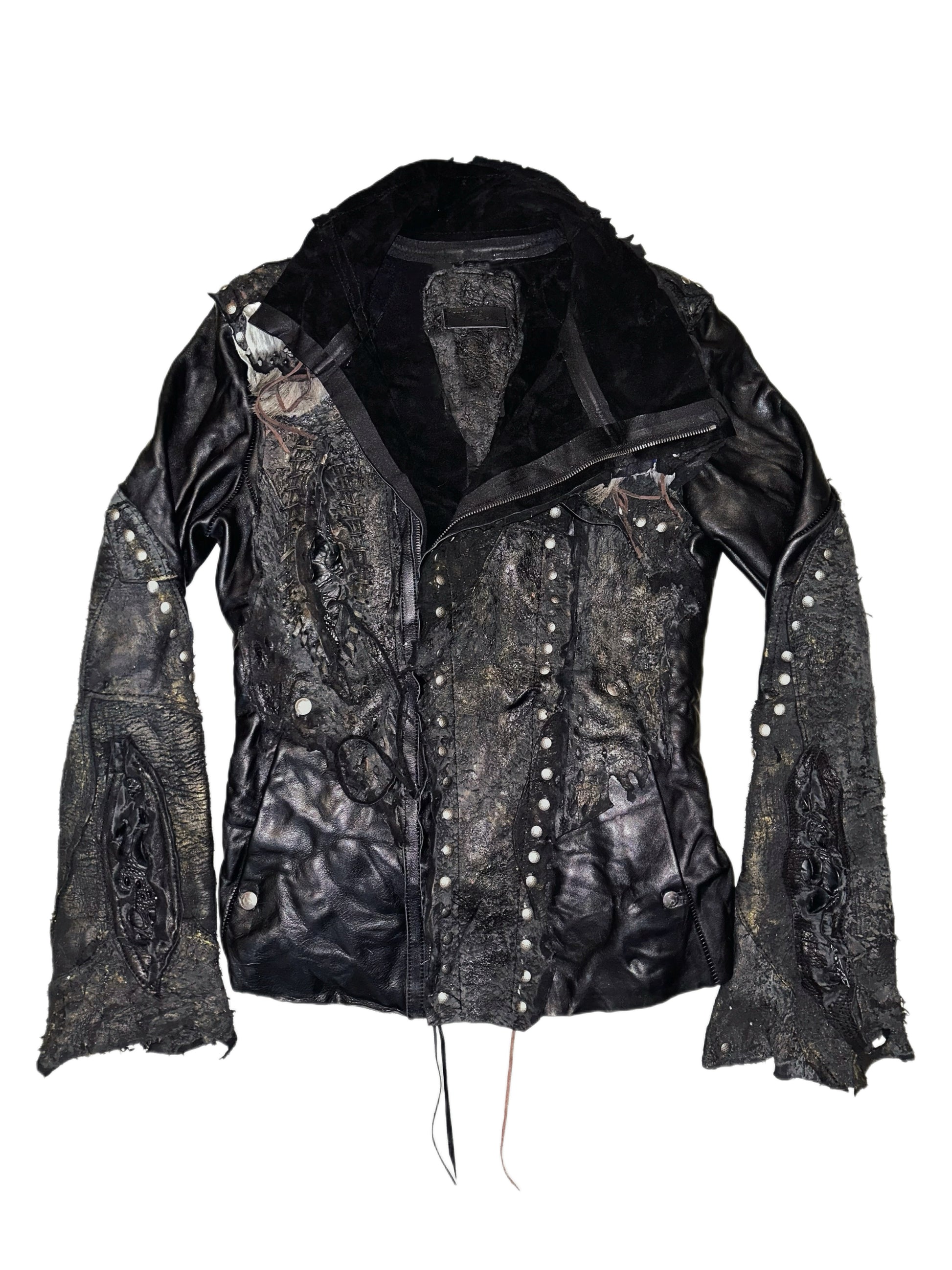 S10-Post-Organic Leather Jacket