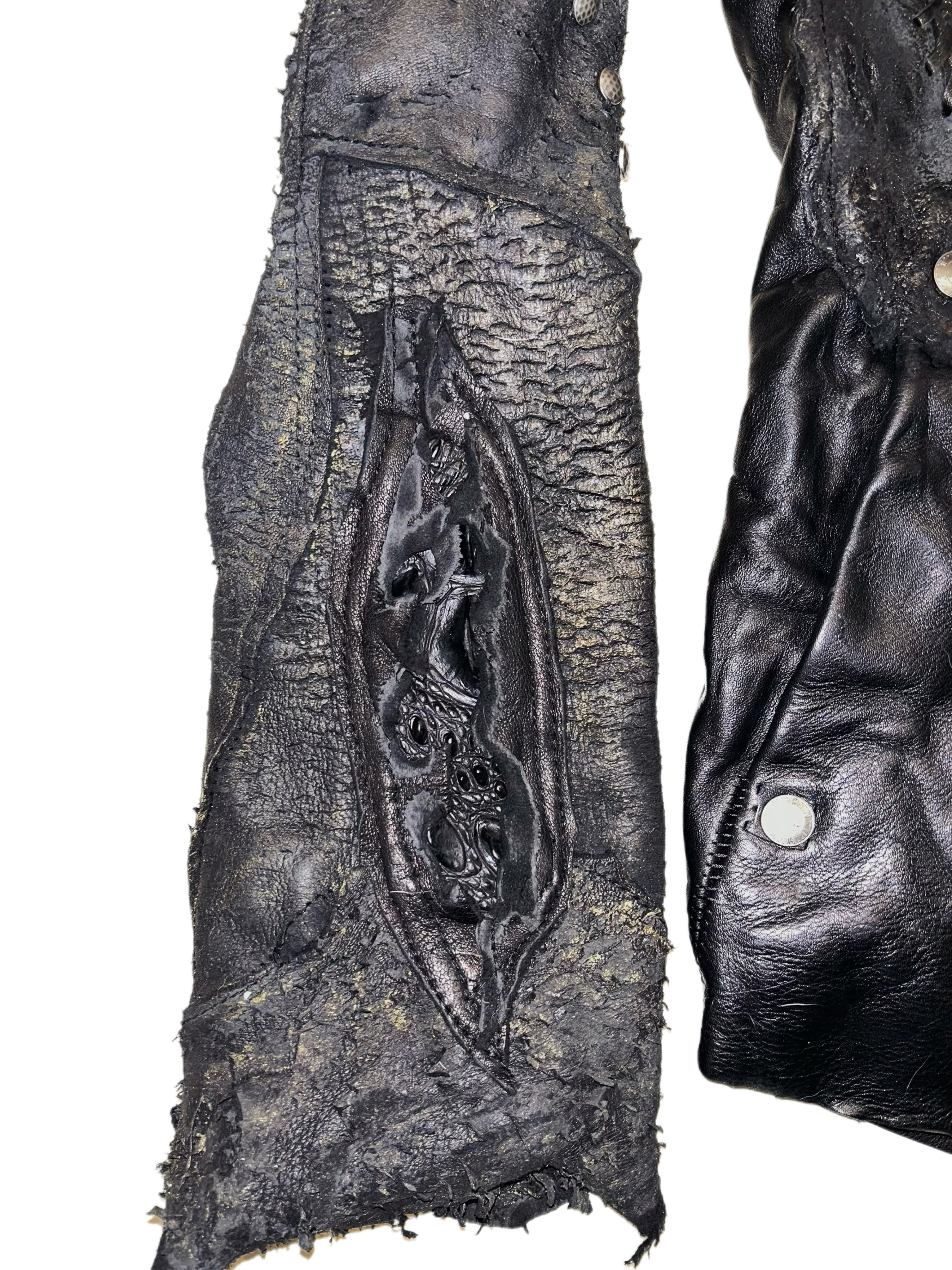 S10-Post-Organic Leather Jacket – 1vfudie