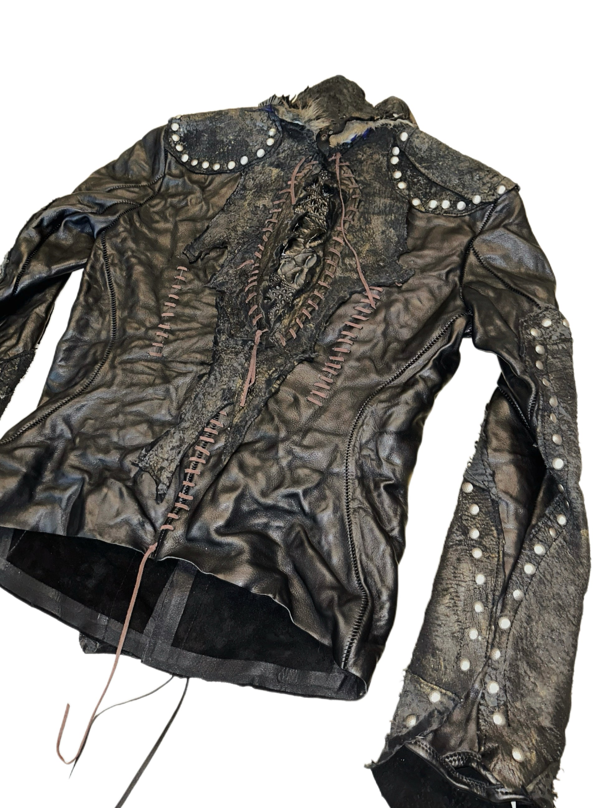 S10-Post-Organic Leather Jacket