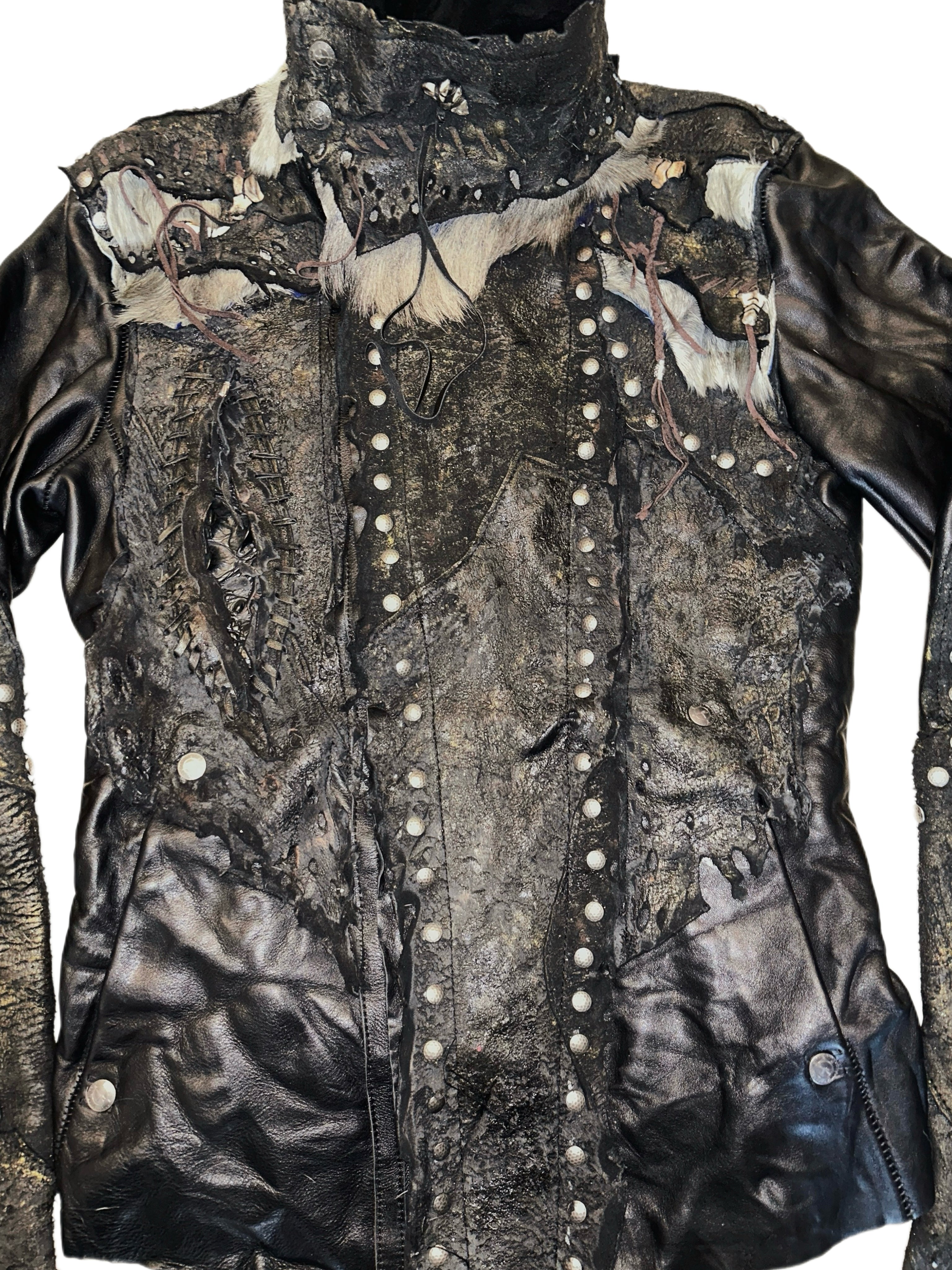 S10-Post-Organic Leather Jacket – 1vfudie