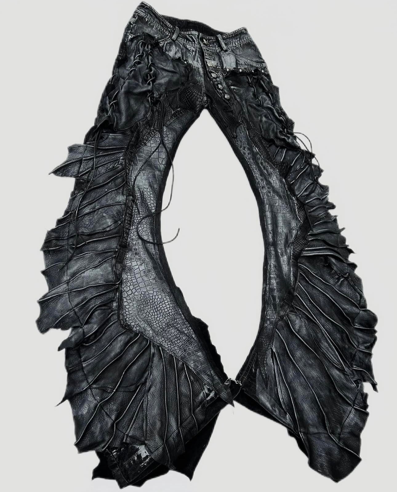 S04-Mermaid-cut trousers with dramatic flare