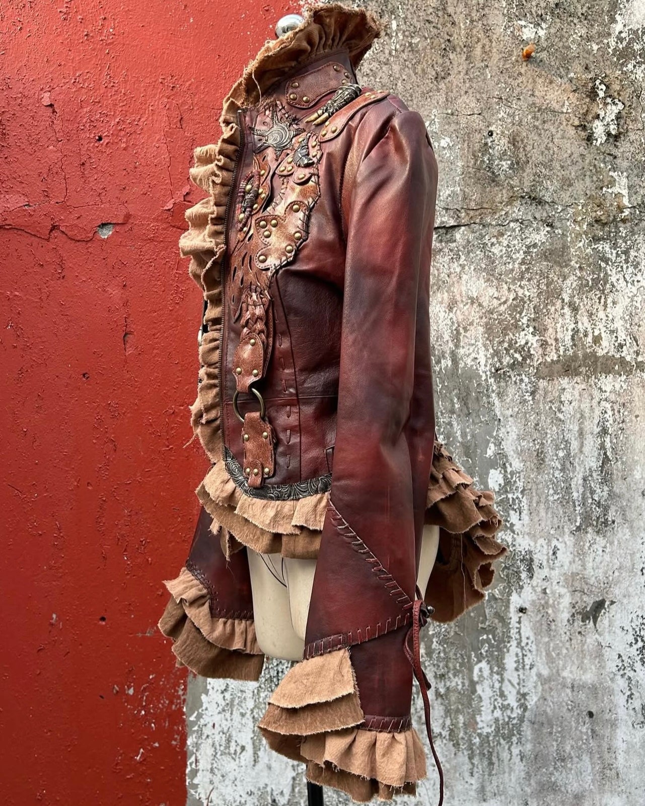 ジャケット・アウター 1vfudie custom leather jacket S03-Limited edition horse leather jacket – 1vfudie