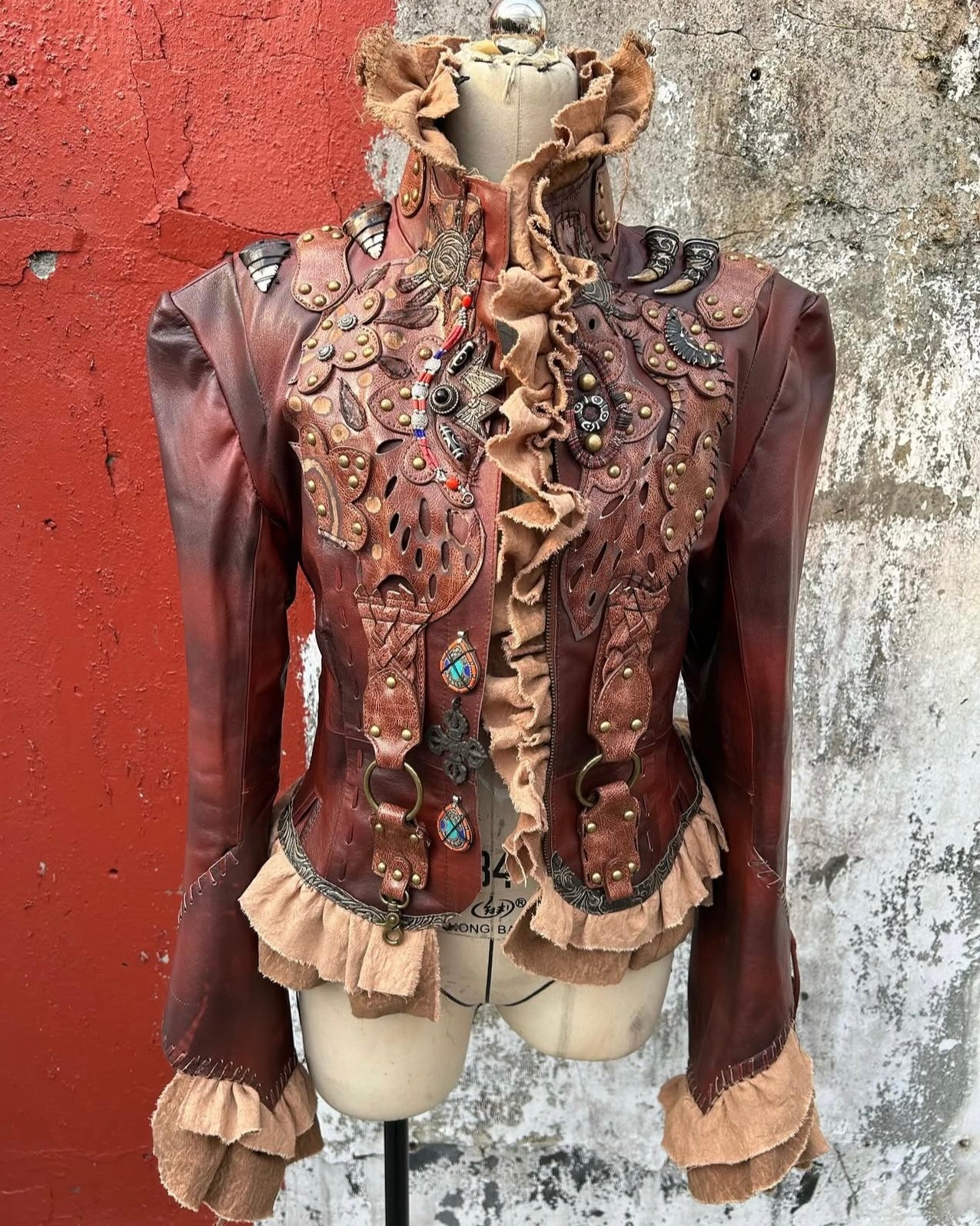 ジャケット・アウター 1vfudie custom leather jacket S03-Limited edition horse leather jacket – 1vfudie