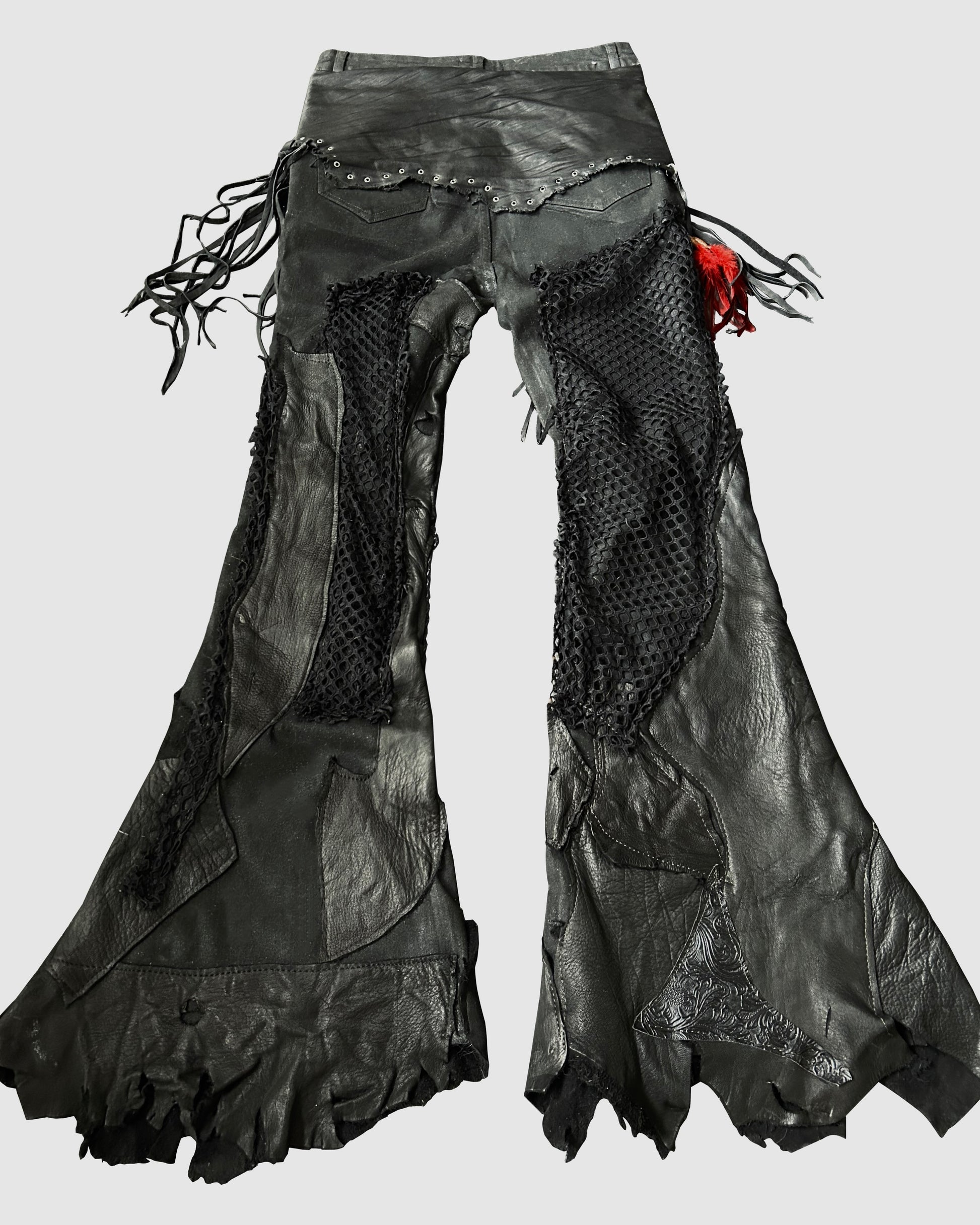 S06-Splice leather pants