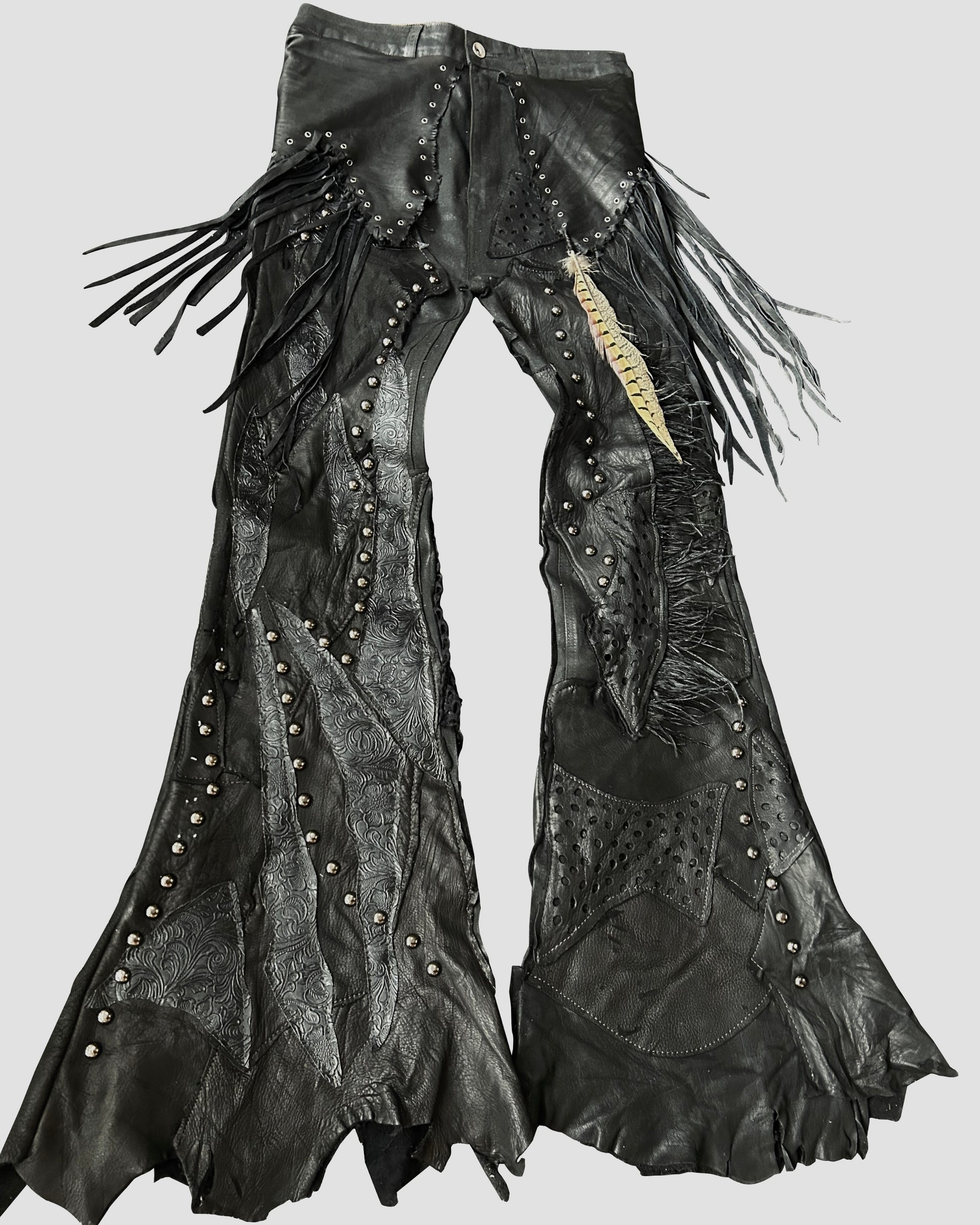 S06-Splice leather pants