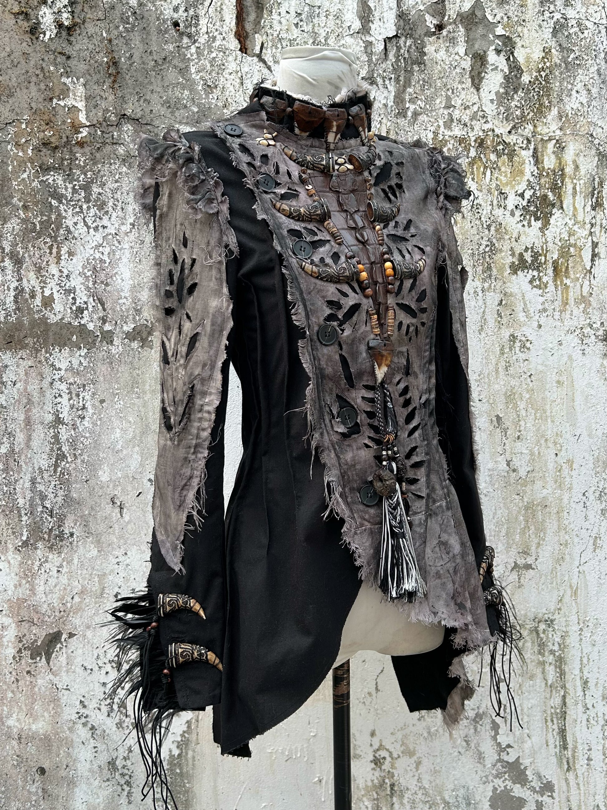 S06-Tribal Embellished Tailored Jacket