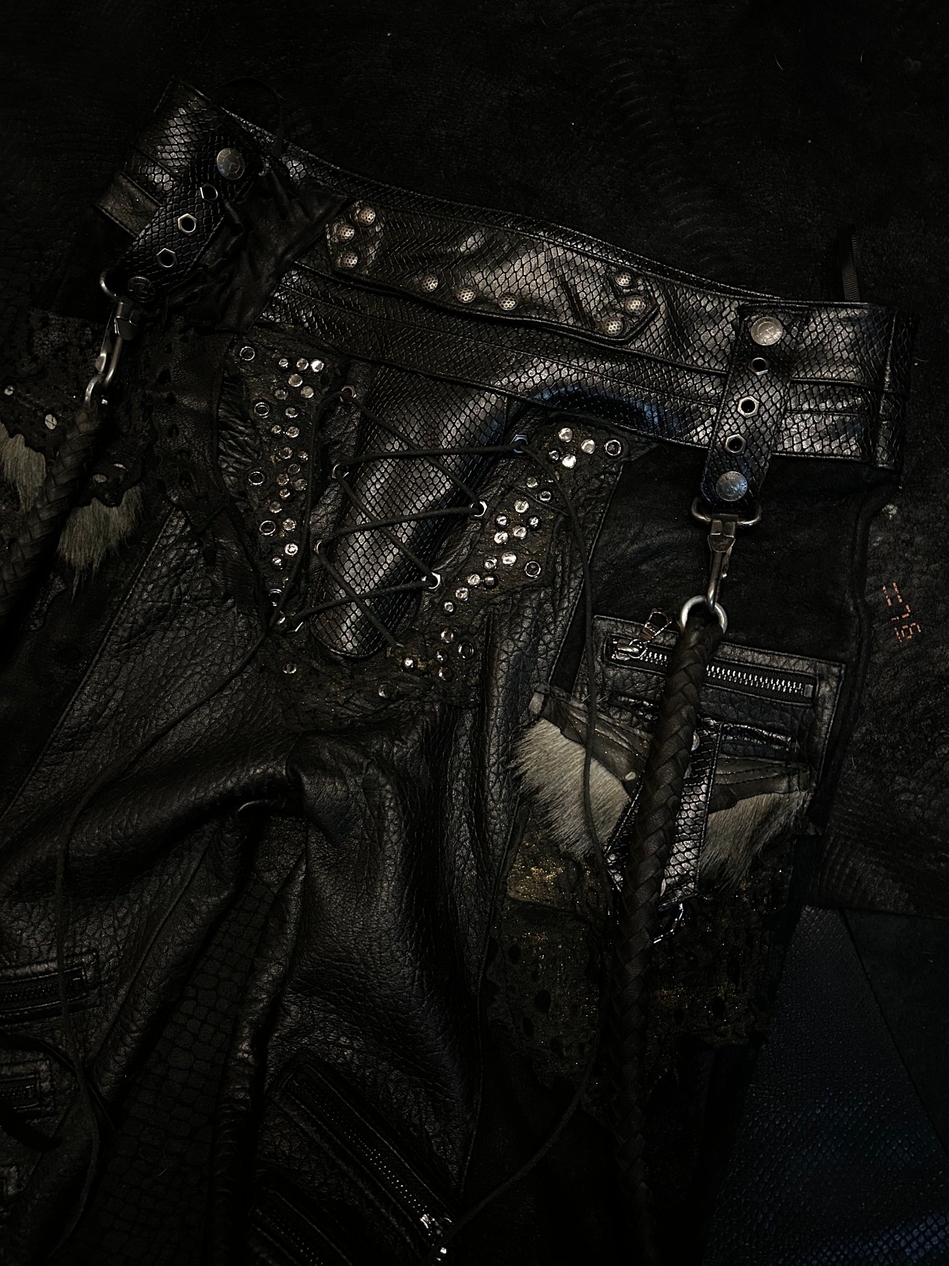 S12-Post-Organic Leather Pants