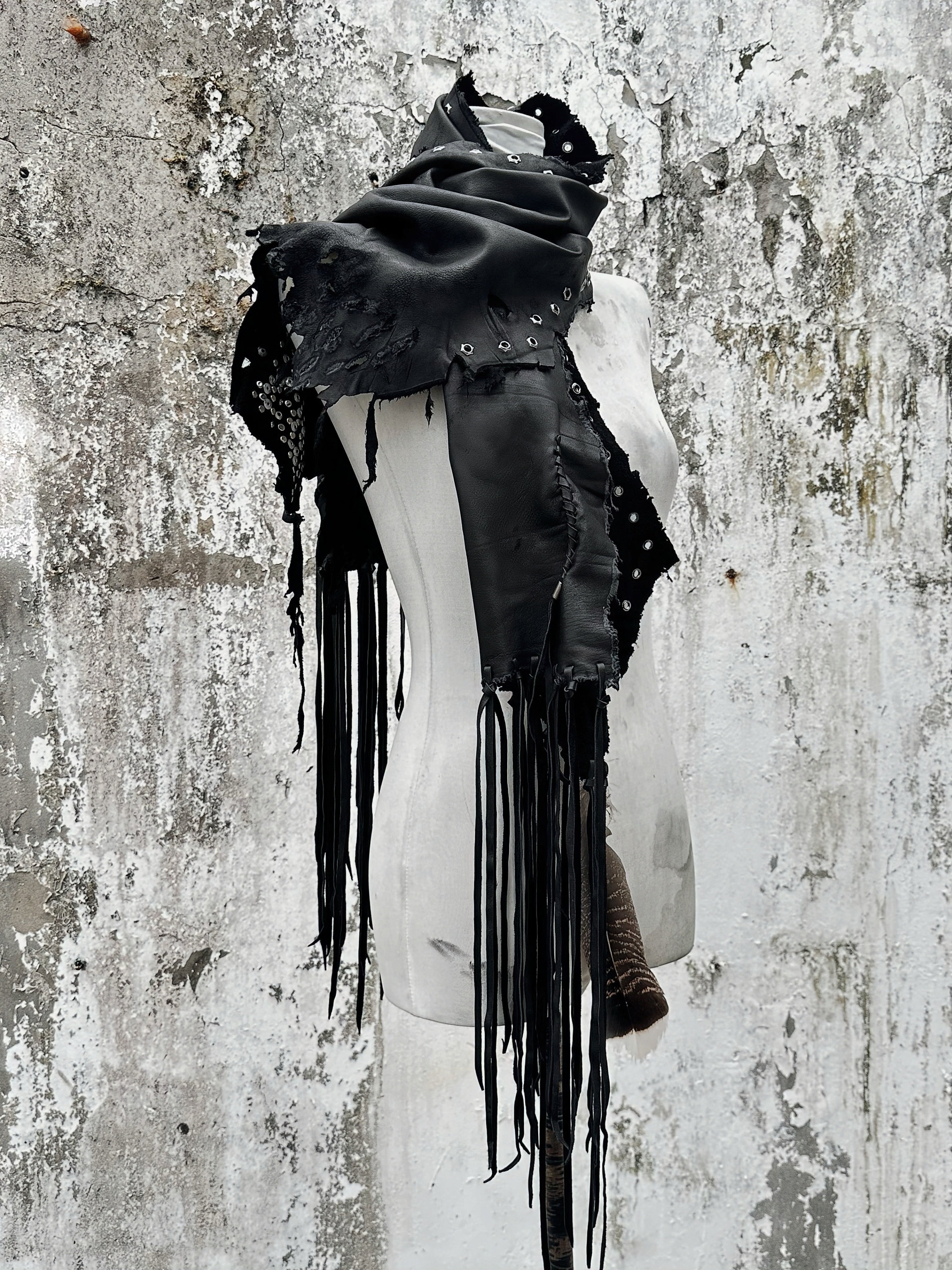 【1vfudie】S10-Leather Scarf Accessories – 1vfudie