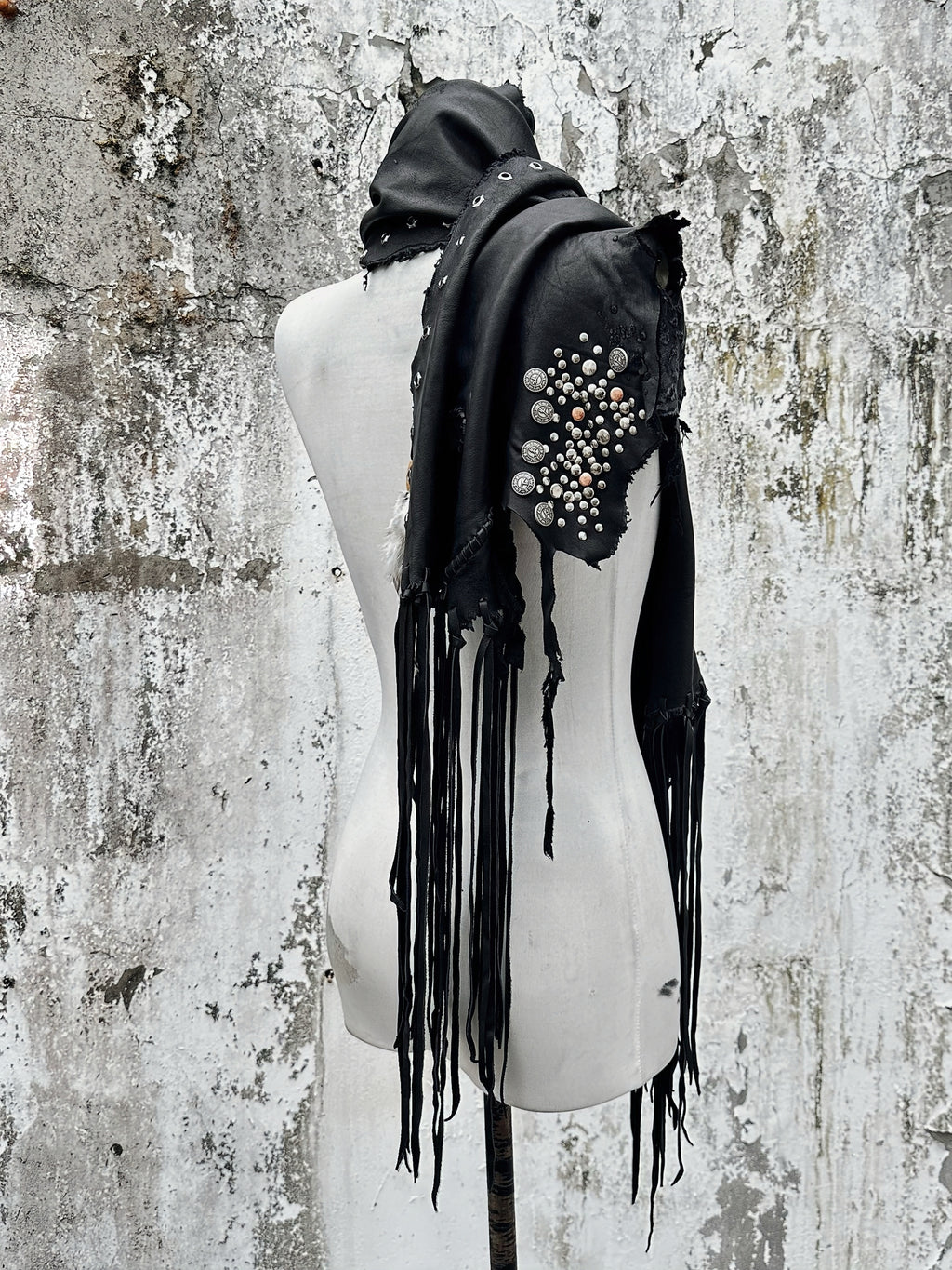 S10-Leather Scarf